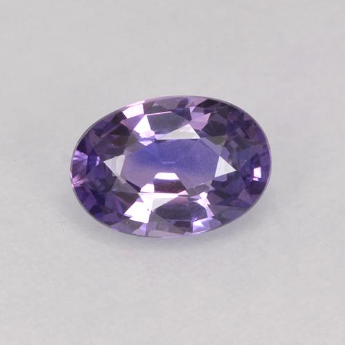 Grape Violet Sapphire Gem - 0.7ct Oval Facet (ID: 525386)
