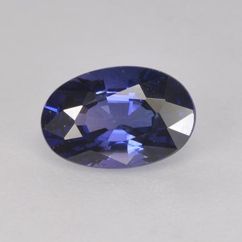 Azul oscuro Zafiro Gema - 0.7ct Forma ovalada (ID: 525572)