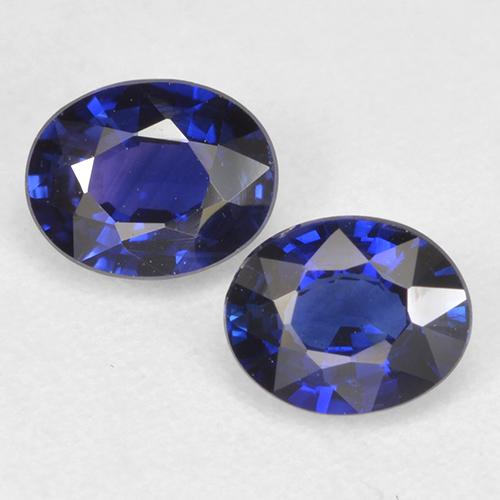 Королевский синий Сапфир Камень - 0.4ct Фасетный Овал (ID: 525579)