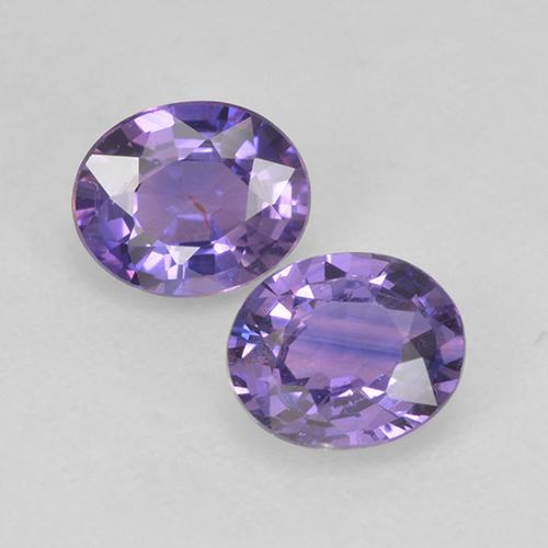 Light Pinkish Violet Sapphire Gem - 0.5ct Oval Facet (ID: 525584)