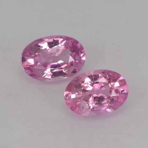Medium Pink Sapphire Gem - 0.6ct Oval Facet (ID: 525958)