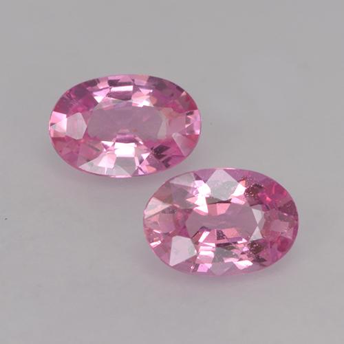 Hot Pink Sapphire Gem - 0.6ct Oval Facet (ID: 525960)