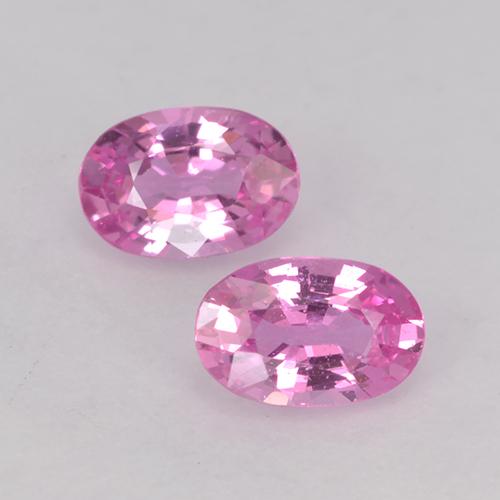 Intense Pink Сапфир Камень - 0.6ct Фасетный Овал (ID: 525961)