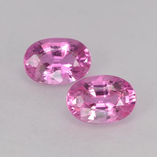 Rosa oscuro Zafiro Gema - 0.6ct Forma ovalada (ID: 525962)