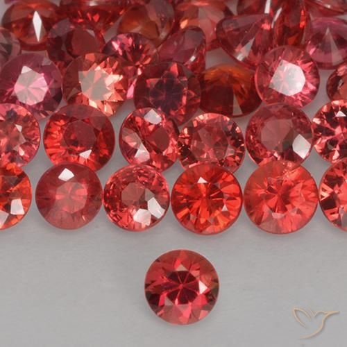 Intesnse Red Sapphire Gem - 0.1ct Diamond-Cut (ID: 526448)
