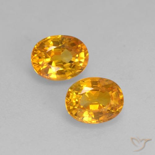 1.13ctw Natural Apricot Orange Sapphire, Oval, VS
