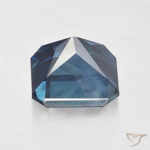 Sapphire Gemstone in 7 x 7 mm (calibrated) Size for Sale, Sapphire Stone in Navy Blue Color