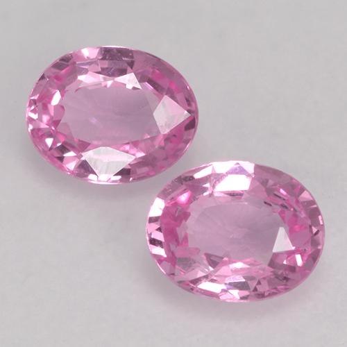 Rosado púrpura real muy claro Zafiro Gema - 0.4ct Forma ovalada (ID: 527686)
