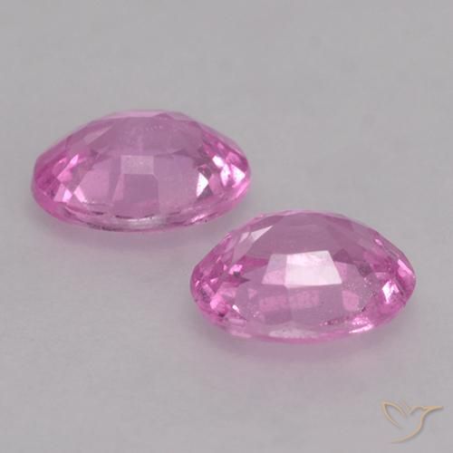 Sapphire Gemstones in 4.8 x 3.9 mm Size for Sale, Sapphire Stones in Medium Purple Color