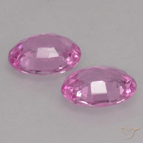 Sapphire Gemstones in 5 x 4 mm (calibrated) Size for Sale, Sapphire Stones in Medium Purple Color