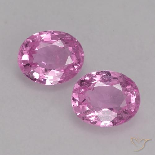 0.82ctw Natural Bright Pinkish Purple Sapphire, Oval, VS