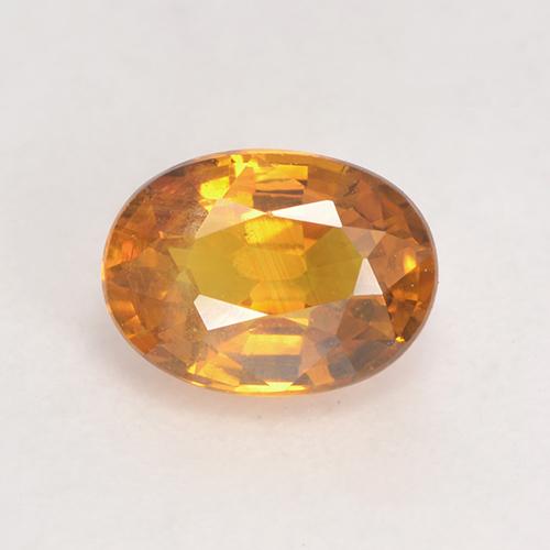 Naranja oscuro Zafiro Gema - 1.1ct Forma ovalada (ID: 532227)