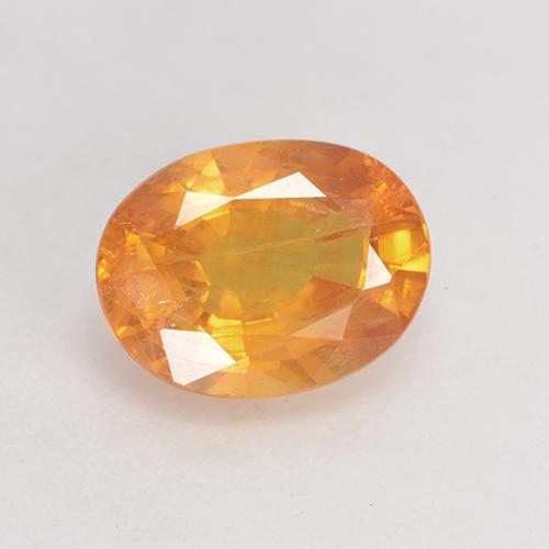 Apricot Orange Сапфир Камень - 1.5ct Фасетный Овал (ID: 532503)