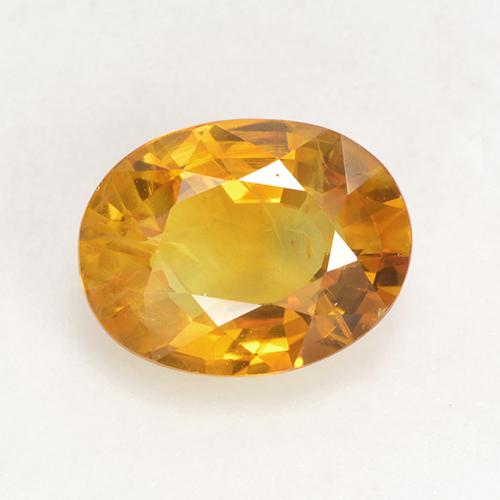 Naranja medio Zafiro Gema - 2ct Forma ovalada (ID: 532539)