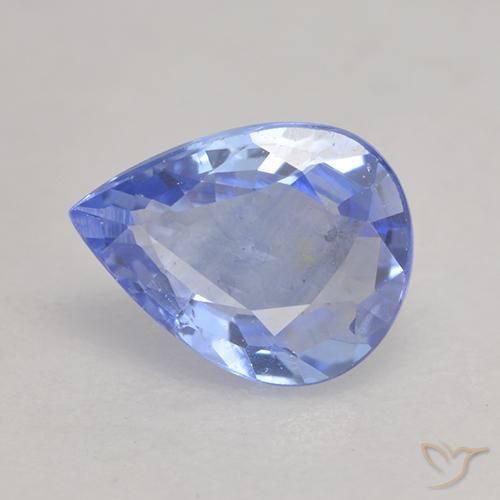 Azul claro Zafiro Gema - 0.6ct Corte en forma de pera (ID: 533159)