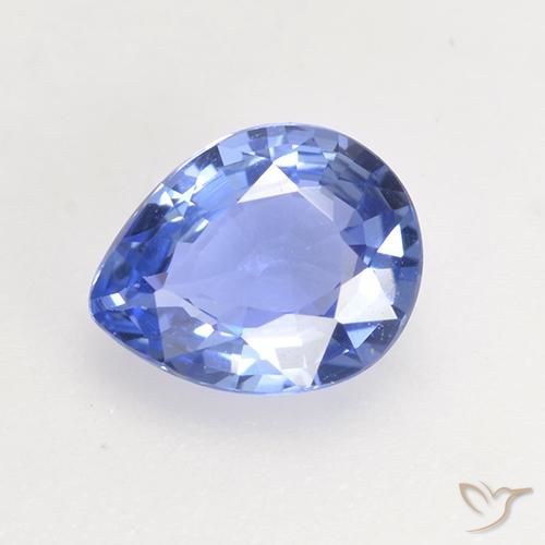 Electric Purple Blue Zaffiro Gem - 0.6ct Sfaccettatura a pera (ID: 533161)