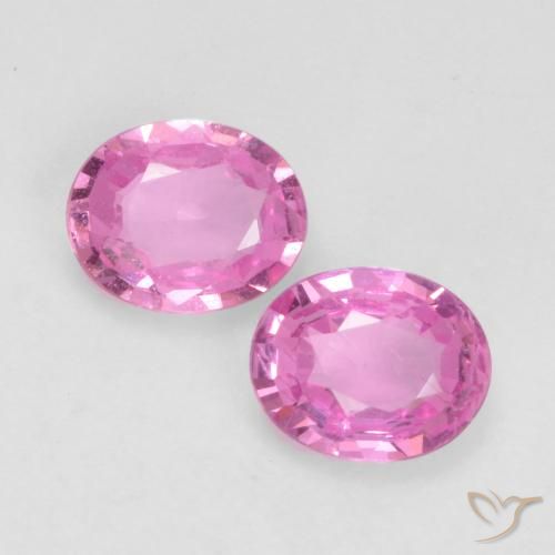 0.74 ct Loose Purple Sapphire, 5.1 x 4.1 mm Oval Cut From Madagascar, Photo A