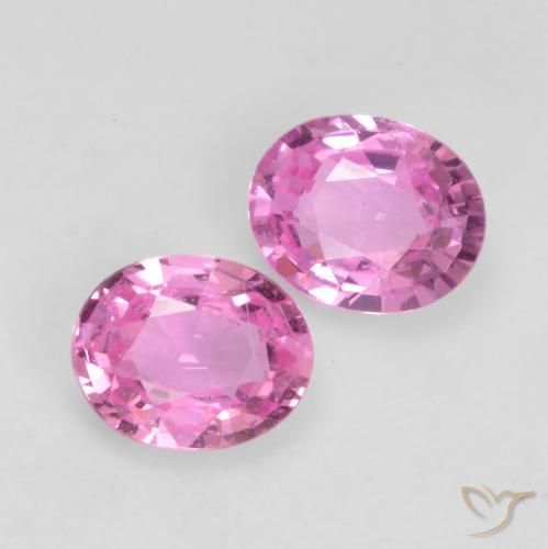 0.85 ctw Purple Sapphire Stones, Natural Sapphire in Oval Facet Shape for Sale