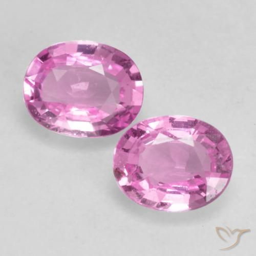 0.81 ct Purple Sapphire, 5.1 x 4.1 mm Oval Cut From Madagascar, Photo A