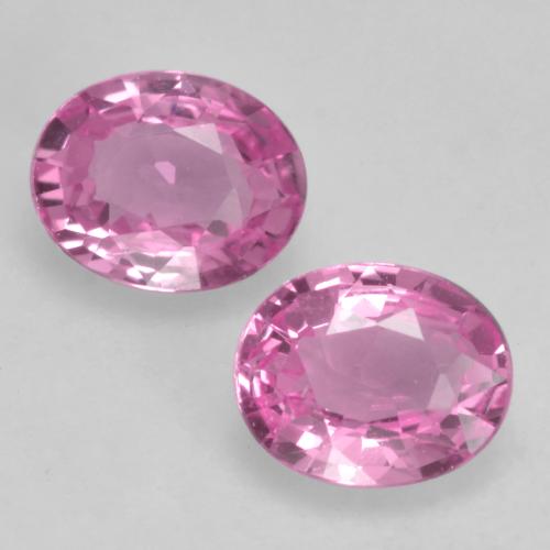 Rose pourpre royal Saphir gemme - 0.4ct Ovale facette (ID: 534333)