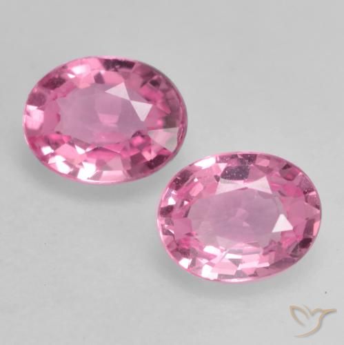 Intense Pink Sapphire Gem - 0.4ct Oval Facet (ID: 534340)