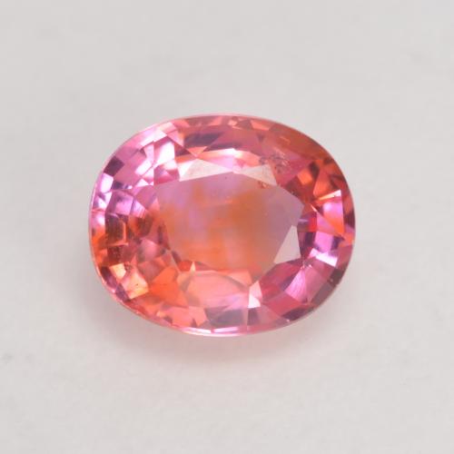 pink orange gemstone
