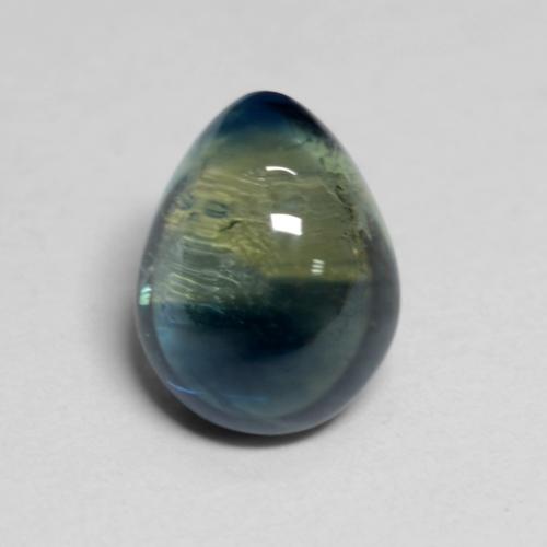 Mehrfarbig Saphir Edelstein - 1ct Birnen Cabochon (ID: 534635)