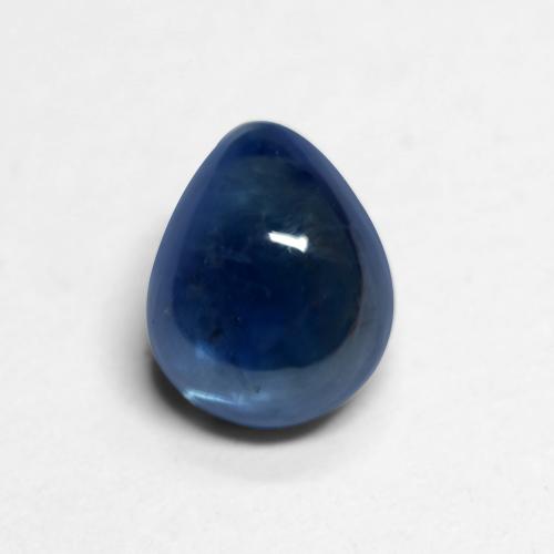 Twilight Blue Sapphire Gem - 1.1ct Pear Cabochon (ID: 534641)