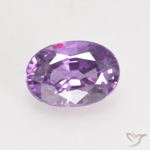 0.81ct Natural Purplish Violet Sapphire, Oval, VVS-VS