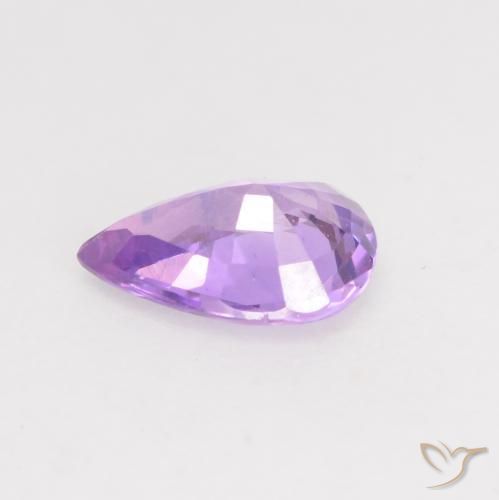 Sapphire Gemstone in 6.8 x 4.7 mm Size for Sale, Sapphire Stone in Iris Violet Color