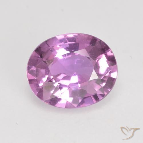 0.76ct Natural Pinkish Purple Sapphire, Oval, VVS-VS