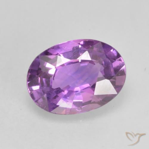 0.70ct Natural Purplish Violet Sapphire, Oval, VVS-VS