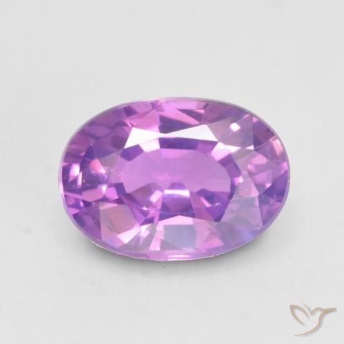 Medium Purple Сапфир Камень - 0.7ct Фасетный Овал (ID: 534729)