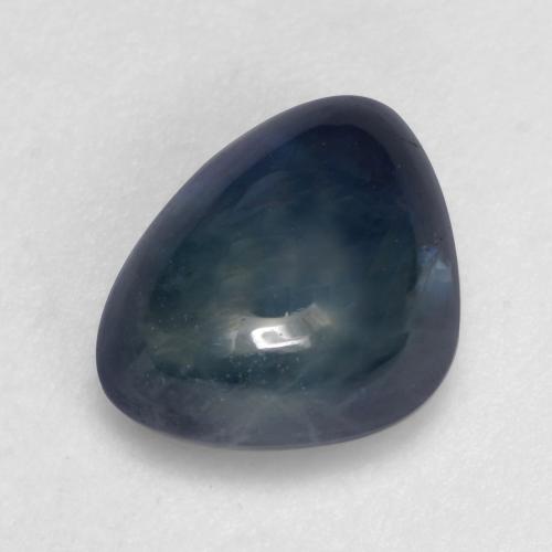 Dark Blue Sapphire Gem - 1.6ct Trillion Cabochon (ID: 534891)