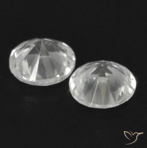 Sapphire Gemstones in 4.3 mm Size for Sale, Sapphire Stones in White Color