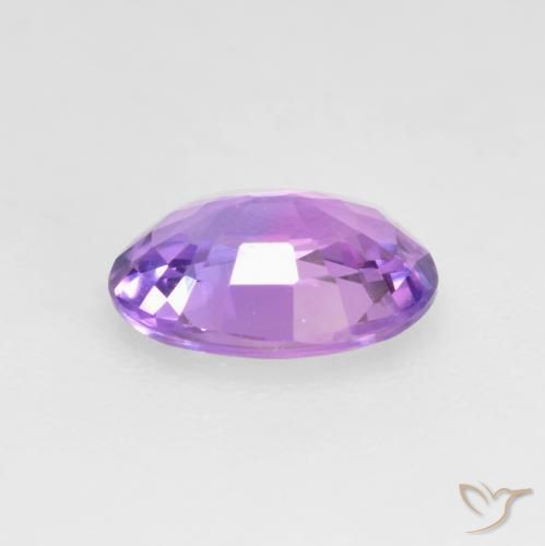 Sapphire Gemstone in 6.2 x 4.5 mm Size for Sale, Sapphire Stone in Light Purple Color
