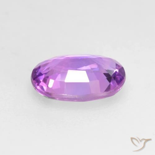 Sapphire Gemstone in 6.2 x 4.3 mm Size for Sale, Sapphire Stone in Violet Purple Color