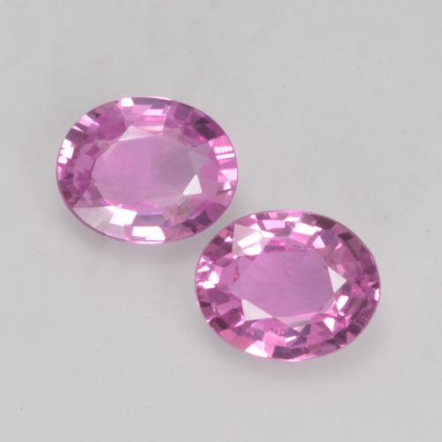 Intense Purple Sapphire Gem - 0.4ct Oval Facet (ID: 535203)