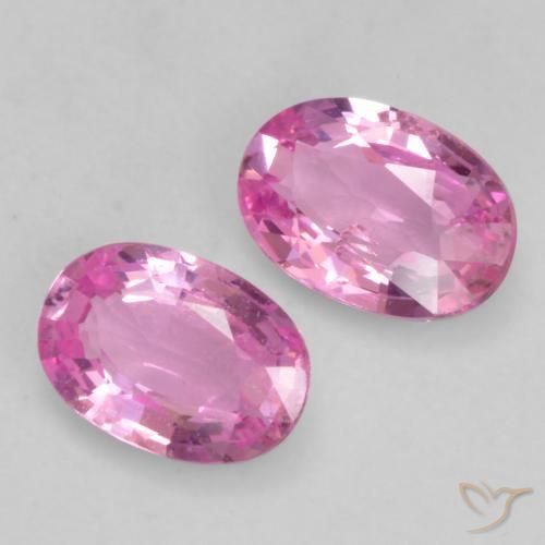 1.16 ctw Purple Sapphire Stones, Natural Sapphire in Oval Facet Shape for Sale