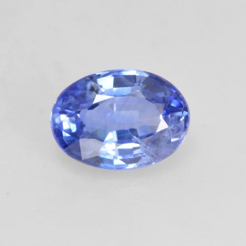 Синий / Голубой Сапфир Камень - 0.6ct Фасетный Овал (ID: 535315)