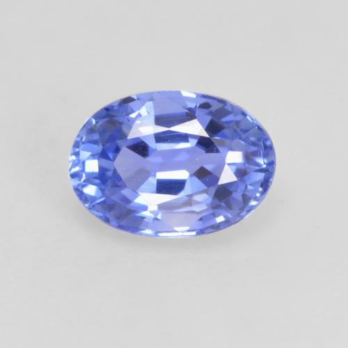 Azul pastel Zafiro Gema - 0.6ct Forma ovalada (ID: 535320)