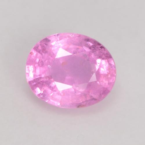 Light Royal Purple Pink Saphir Edelstein - 0.6ct Oval facettiert (ID: 535395)