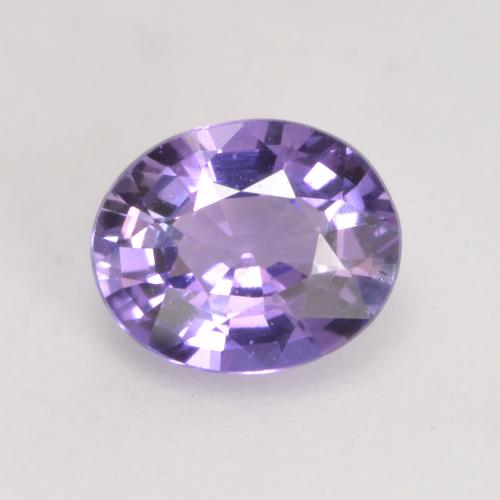 Deep Violet Sapphire Gem - 0.6ct Oval Facet (ID: 535587)