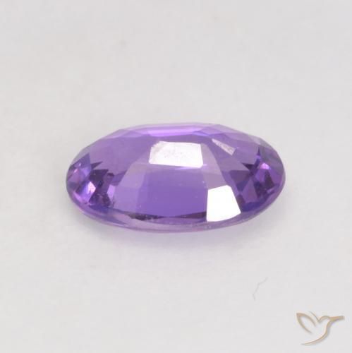 Sapphire Gemstone in 6 x 4 mm (calibrated) Size for Sale, Sapphire Stone in Bright Grape Violet Color