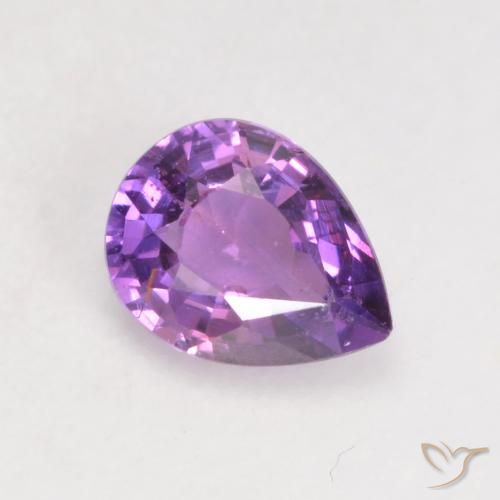Gemstone Matching Pair 4.20 Carat Heart Shape Purple Sapphire Natural Certified 