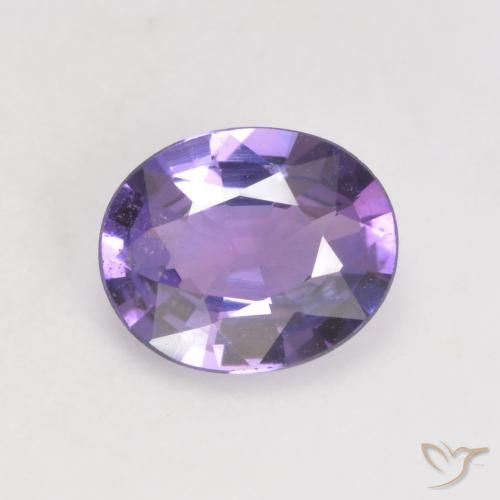 0.66ct Natural Deep Violet Sapphire, Oval, VS