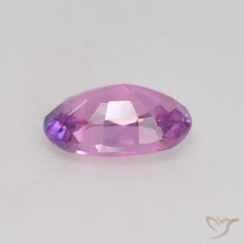 Sapphire Gemstone in 6 x 4 mm (calibrated) Size for Sale, Sapphire Stone in Deep Pinkish Purple Color