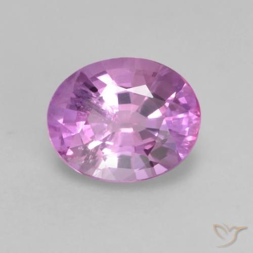 0.53ct Natural Medium Purple Sapphire, Oval, VS