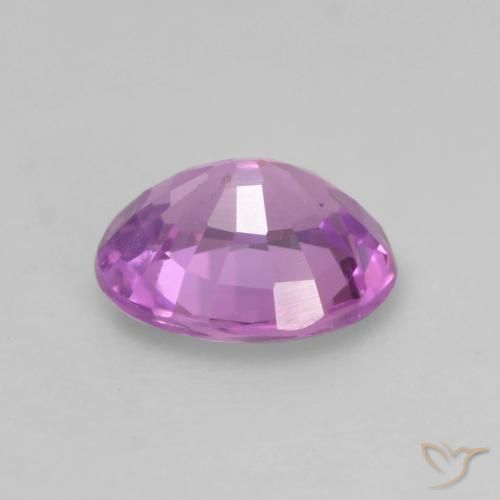 Sapphire Gemstone in 5.5 x 4.4 mm Size for Sale, Sapphire Stone in Medium Purple Color