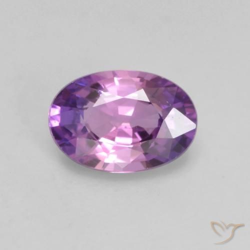 Medium Violet Сапфир Камень - 0.5ct Фасетный Овал (ID: 535687)